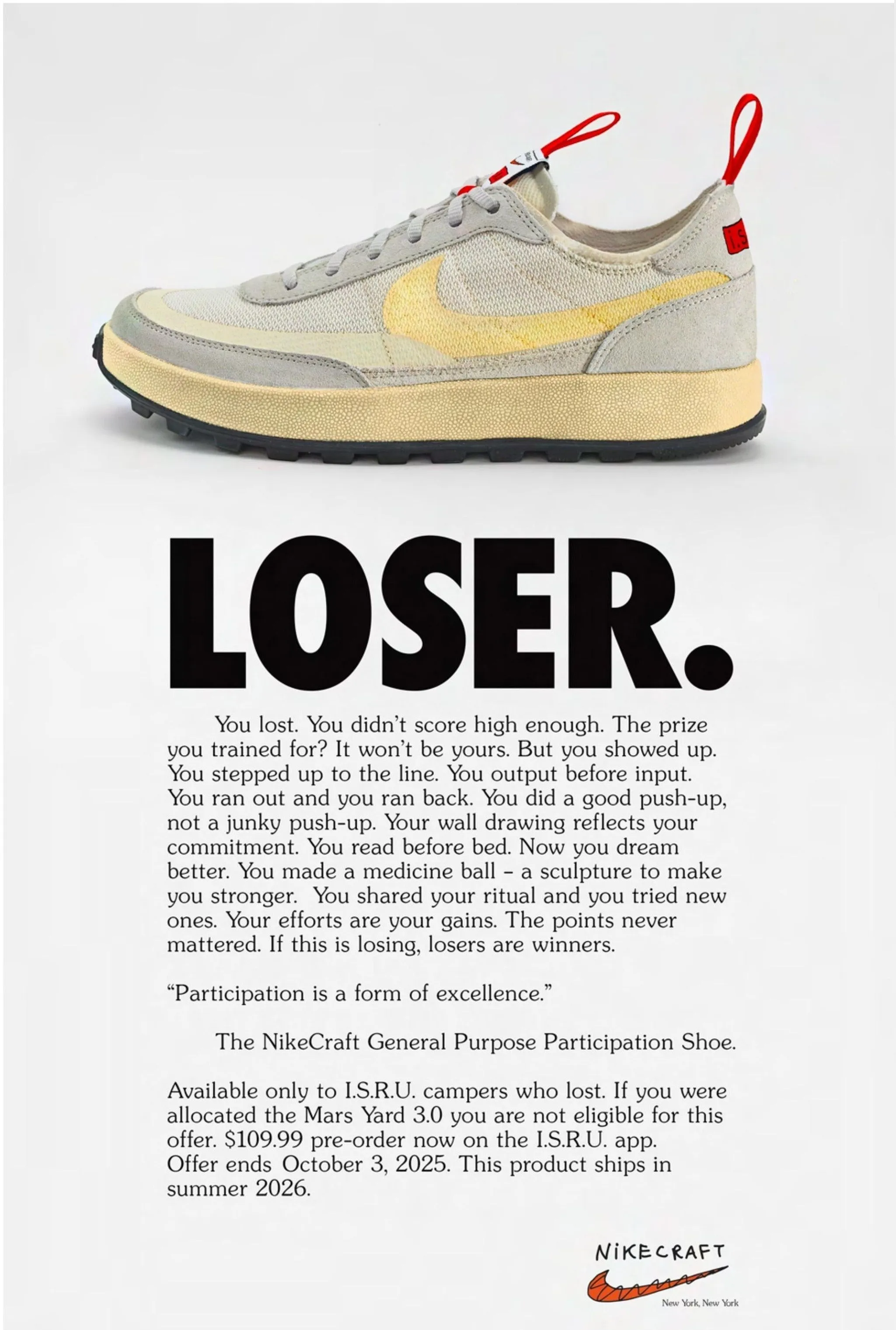 LOSER — NikeCraft General Purpose Participation Shoe ad