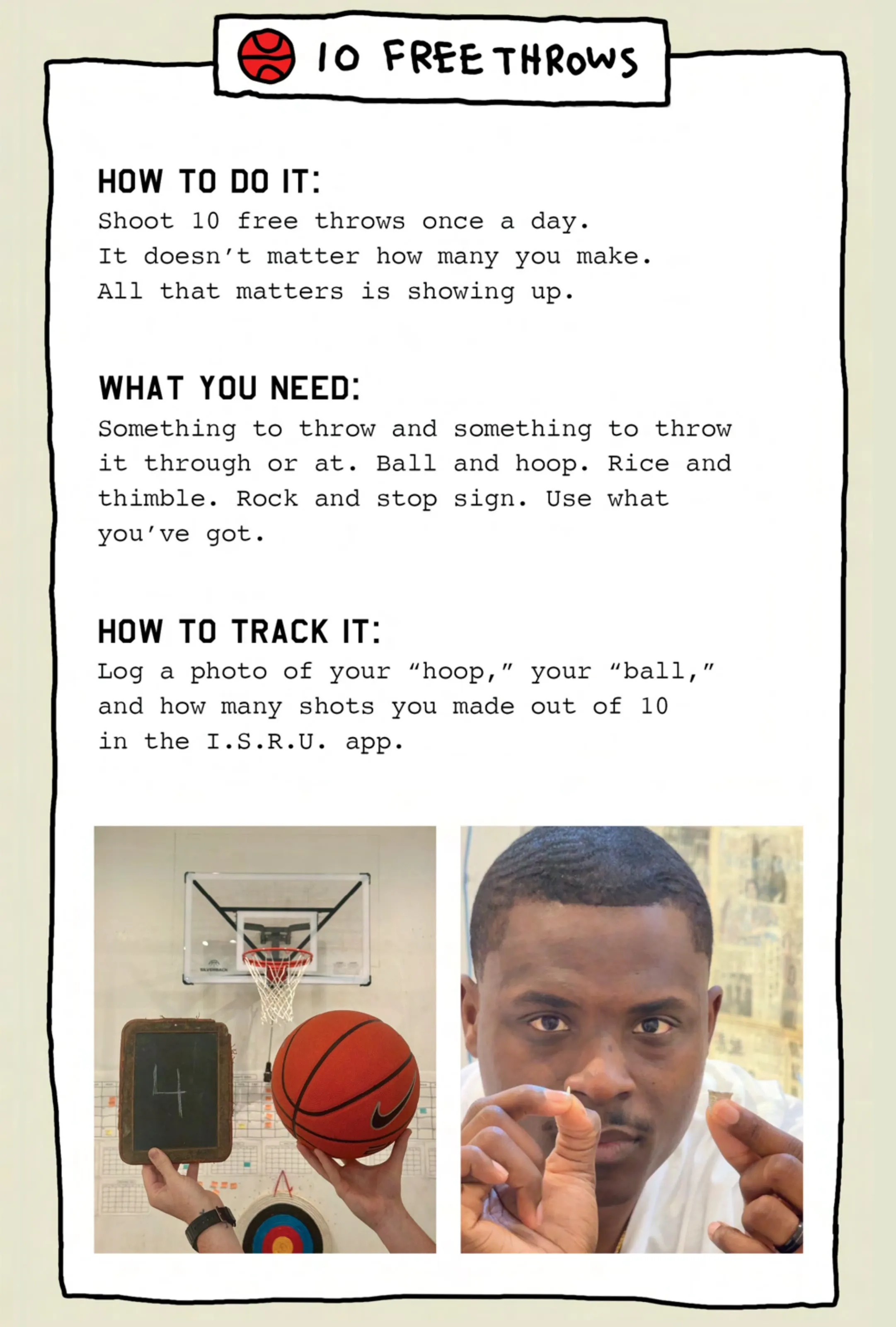 10 Free Throws — How to do it, What you need, How to track it